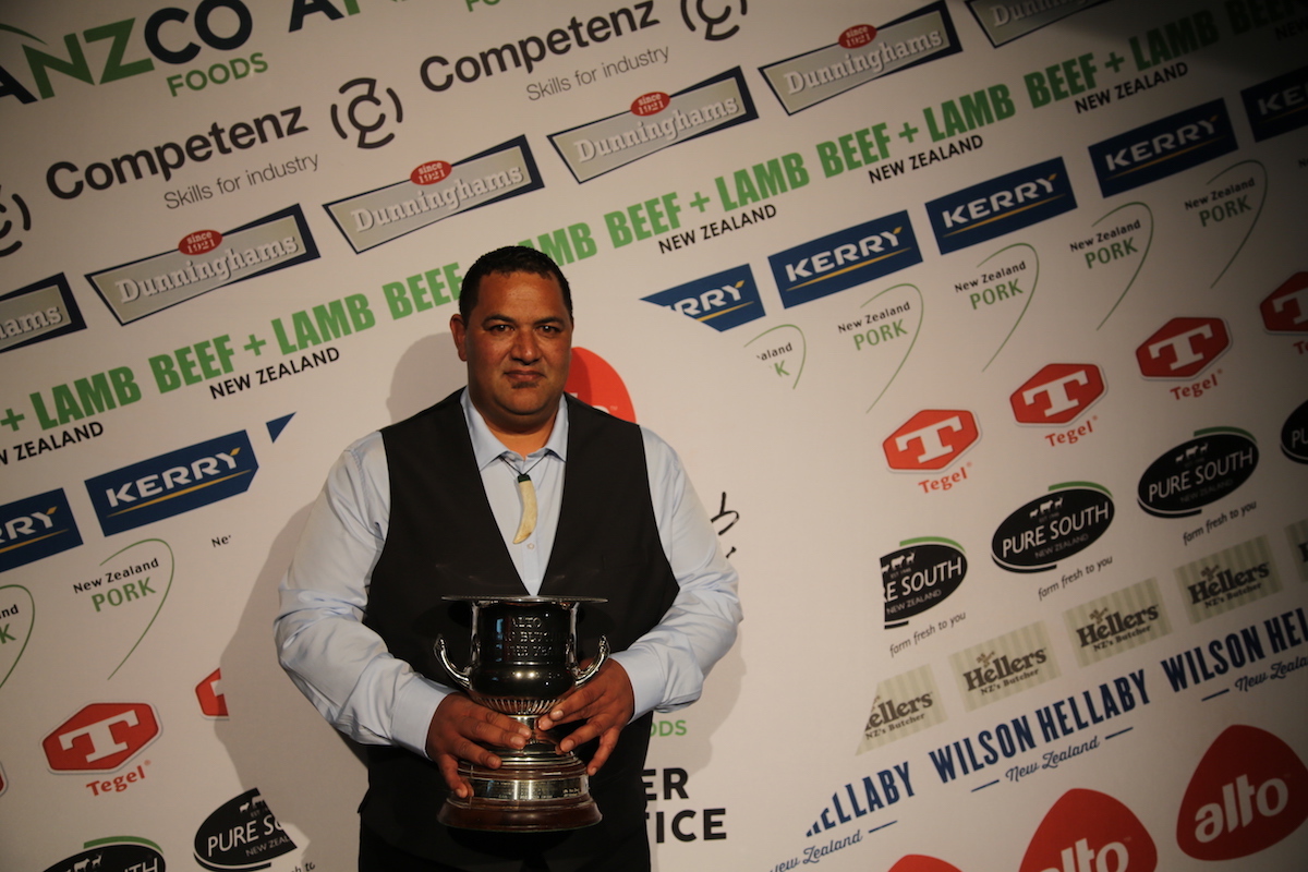Riki Kerekere wins Alto Butcher of the Year
