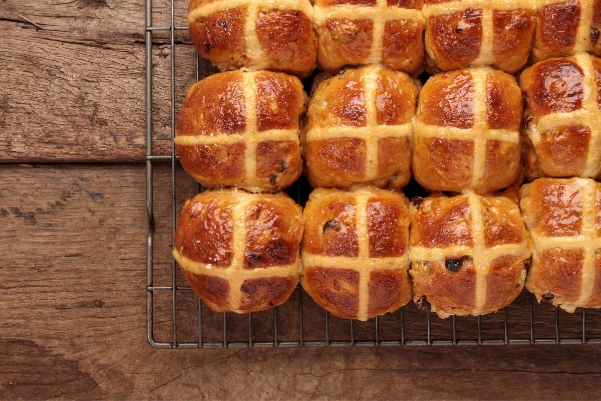Hot cross buns are an Easter favourite treat.