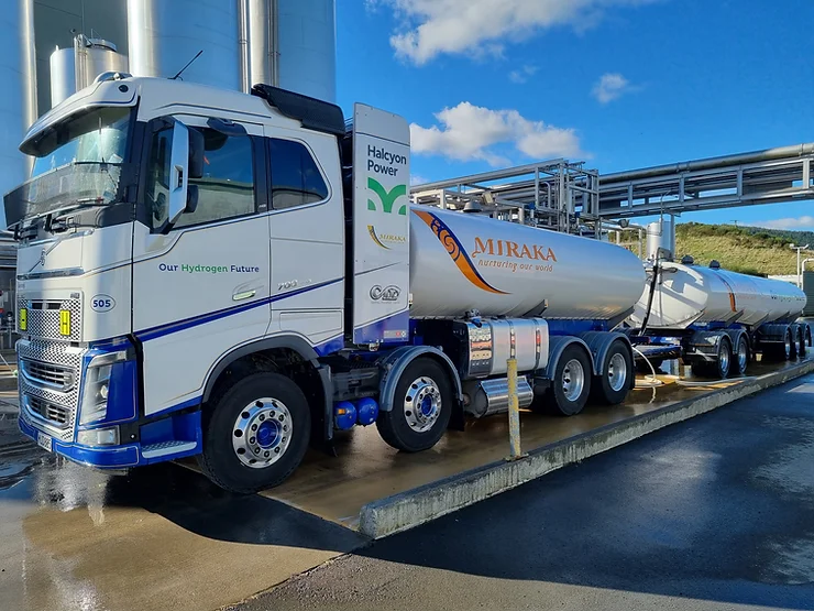 Miraka Launches New Zealand's First Green Hydrogen Dual-Fuel Milk Collection Tanker